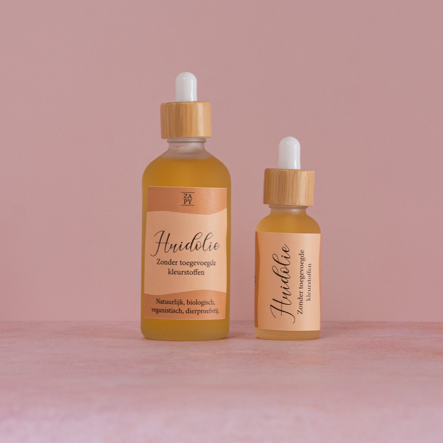 Natuurlijke huidolie met zoete amandelolie, olijfolie en vitamine E voor kalmering, genezing en huidherstel