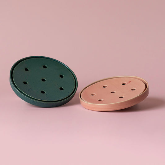 Handgemaakt keramiek zeepbakje, duurzaam en stijlvol design voor je badkamer